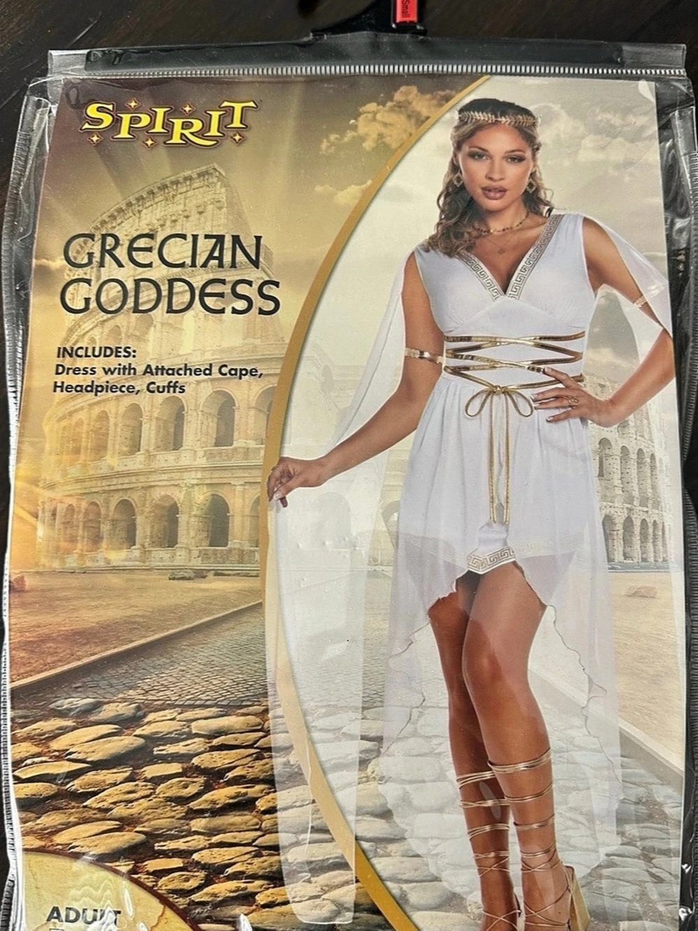 Spirit Halloween Grecian Goddess Costume Size xtra Small